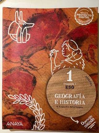 Libro geografía e Historia 1ºESO