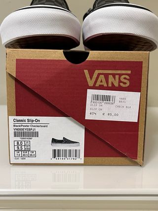 Scarpe Vans Checkerboard Tg 40.5