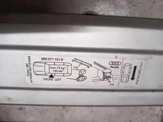 Barre portatutto Audi Q5 8R con sacca