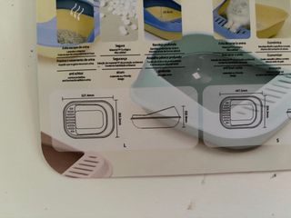 Areneros para Gato Tamaño L - 2 unidades