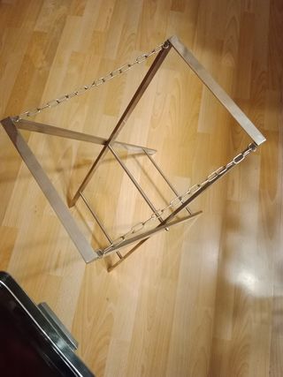 Mesita camarera plegable imitación carey  50' 60'