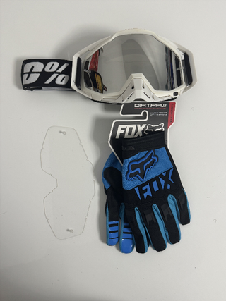 Gafas 100% y Guantes Fox Nuevos 104