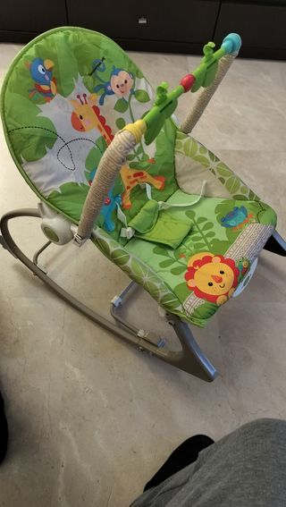 Hamaca bebé vibración jungla