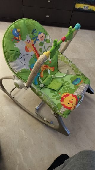 Hamaca bebé vibración jungla