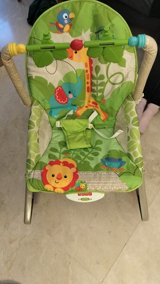 Hamaca bebé vibración jungla