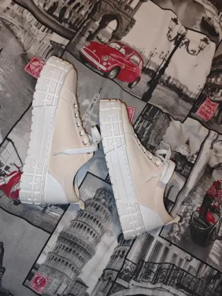 Zapatillas blancas mujer