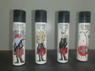 4 accendini Clipper Serie Le Iene