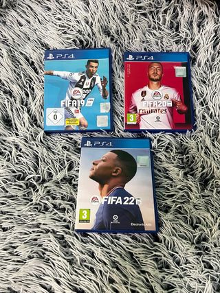 3 Juegos FIFA PS4: 19, 20 y 22