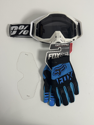 Gafas 100% y Guantes Fox Nuevos 105