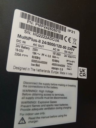 Inversor Victron Energy MultiPlus-II 24/5000/120