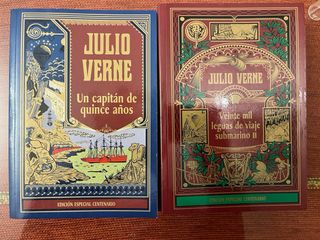 Lote de libros Julio Verne