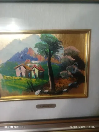 Quadro stampa anni 40/50 C. d'arte vintage