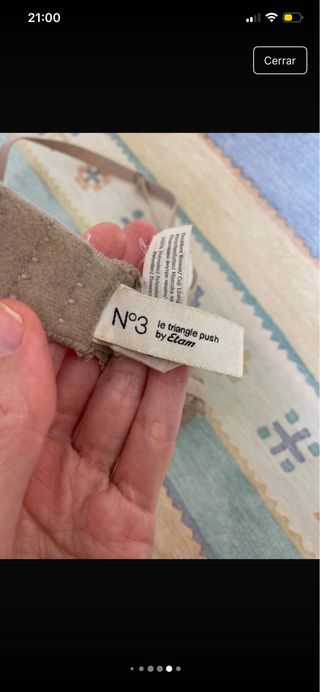 Sujetador Push up encaje Etam 85B