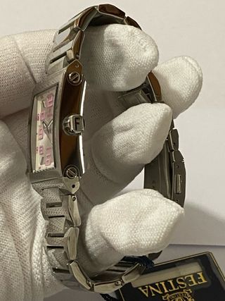 Orologio Festina Donna Rettangolare Rosa Argento