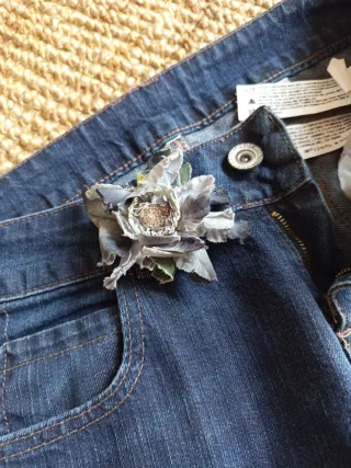 Vaqueros rectos mujer talla S