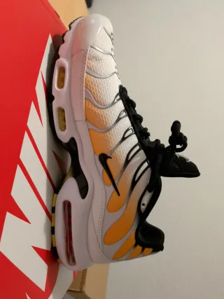Zapatillas Nike Air Max Plus TN Blancas Naranja