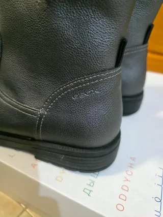 Botines Geox Piel Mujer Negro