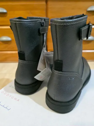 Botines Geox Piel Mujer Negro