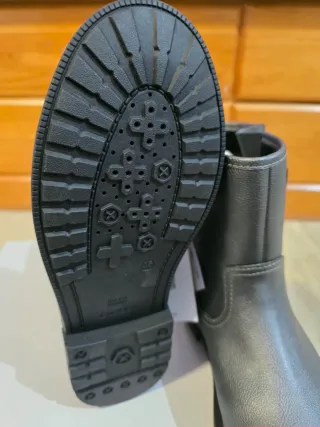 Botines Geox Piel Mujer Negro