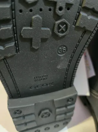 Botines Geox Piel Mujer Negro