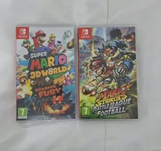 Super Mario 3D World y Mario Strikers switch
