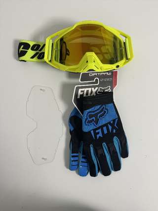 Gafas 100% y Guantes Fox Nuevos 107