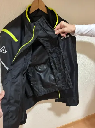 Chaqueta Moto Negra Hombre