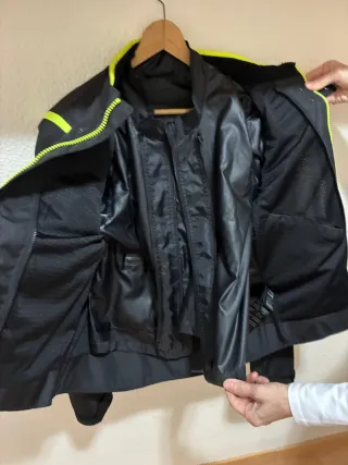 Chaqueta Moto Negra Hombre