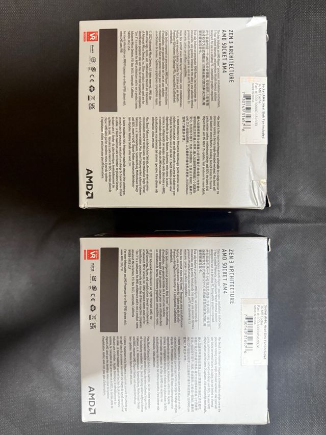 Confezione da 2 processori RYZEN 7 5800XT