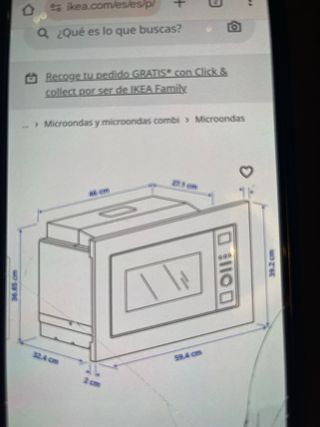 Microondas integrable Whirlpool