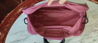 Bolso cartera mujer burdeos