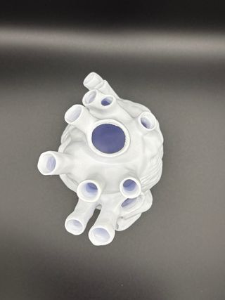 Stampa 3D Cuore Bianco H 20cm