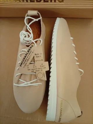Zapatillas Swaanarlberg Piel Beige Talla 35