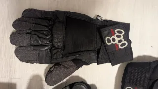 Kit Longboard Fibre Flex + Protecciones Triple 8