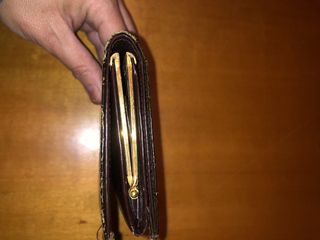 Cartera de piel efecto cocodrilo