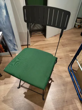 Sillas plegables exterior nailon y metal