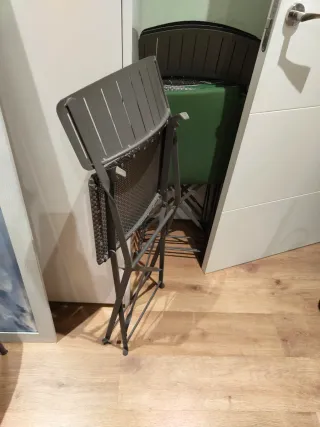 Sillas plegables exterior nailon y metal