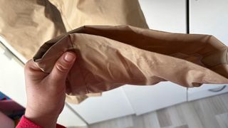 Pantalones de nieve color beige