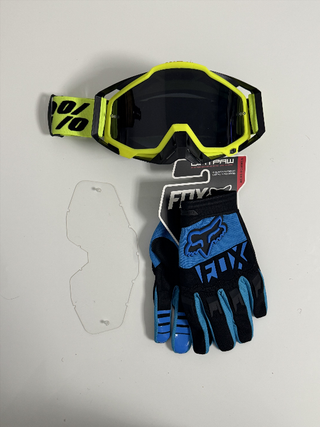 Gafas 100% y Guantes Fox Nuevos 109