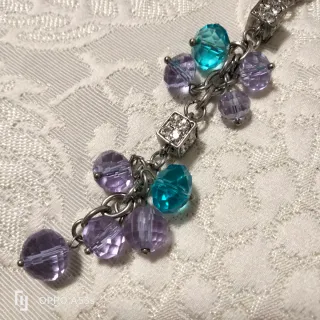 Collana vintage catena con ciondolo