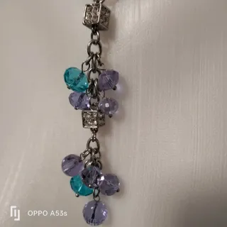 Collana vintage catena con ciondolo