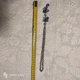 Collana vintage catena con ciondolo