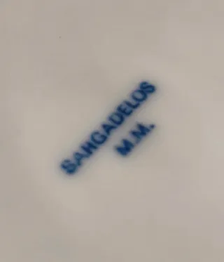 Plato Sargadelos Escudo Ferrol Cerámica