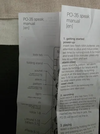 Pocket Operator Teenage Engineering Amarillo