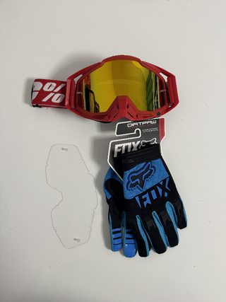 Gafas 100% y Guantes Fox Nuevos 1010