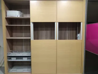 Armario empotrado de exposición