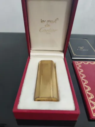 Accendino Cartier Placcato Oro