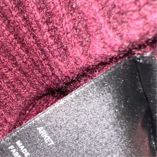 ARKET Jersey de Lana Rojo granate