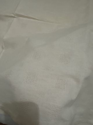 Tovaglia vintage 100% cotone beige