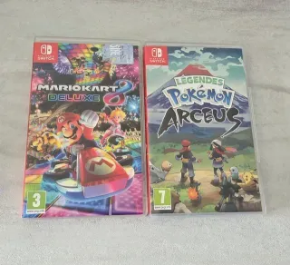 Mario Kart 8 Deluxe y Pokémon Leyendas Arceus